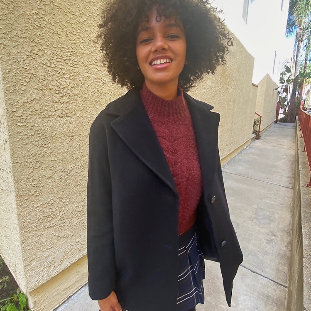 Aritzia Sunday Best Princeville wool coat XS NWT